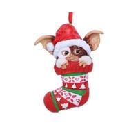 Nemesis Now Decorazione da appendere Gremlins Gizmo in Stocking 12 cm Rosso
