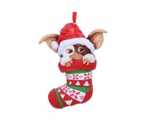 Nemesis Now Gremlins Gizmo in Stocking Hanging Festive Decorative Ornament for C