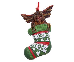 Nemesis Now Gremlins Mohawk in Stocking Hanging Festive Decorative Ornament 12cm