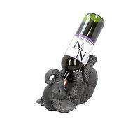 Nemesis Now Guzzlers - Portabottiglie di vino, 21 cm, colore: Grigio