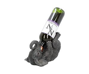 Nemesis Now Guzzlers - Portabottiglie di vino, 21 cm, colore: Grigio