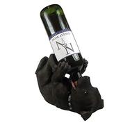 Nemesis Now Guzzlers - Portabottiglie Staffordshire Bull Terrier, 20 cm, colore: Nero
