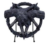 Nemesis Now Hand Free Standing Plaque, Black, 24.5cm Placca autoportante con Scritta Hold of Baphomet, Nera, 24,5 cm, Resina, Nero