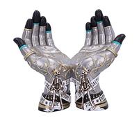 Nemesis Now Hands of The Future-Porta Sfere di Cristallo, 20 cm, Colore: Argento
