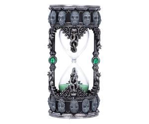 Nemesis Now Harry Potter, clessidra Mangiamorte, resina, argento, 18 cm