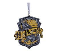 Nemesis Now Harry Potter-Decorazione da Appendere con Stemma di Tassorosso, Giallo, 8 cm