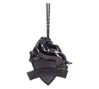 Nemesis Now Harry Potter Hufflepuff Crest (Silver) Hanging Ornament 5.8cm, Resin
