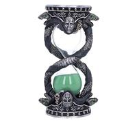 Nemesis Now Harry Potter Lord Voldemort Clessidra con sabbia, 18,5 cm, resina, argento, merchandising ufficiale Harry Potter, collezione Voldemort, fuso nella migliore resina, sapientemente dipinto a