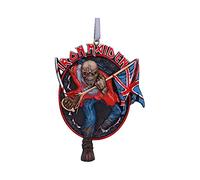 Nemesis Now Ornamento da appendere Iron Maiden Trooper, 8,5 cm, resina, rosso, licenza ufficiale