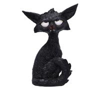 Nemesis Now Kit 21 cm, resina, nero, figura di gatto stravagante, ornamento gatto nero sciocco, regalo da collezione, fuso in resina finissima, sapientemente dipinto a mano
