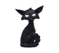 Nemesis Now Kit 21 cm, resina, nero, figura di gatto stravagante, ornamento gatto nero sciocco, regalo da collezione, fuso in resina finissima, sapientemente dipinto a mano