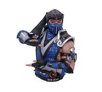 Nemesis Now Licenza ufficiale Mortal Kombat Sub-Zero Bust, blu, 29 cm, resina
