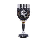 Nemesis Now Licenza ufficiale The Witcher Geralt of Rivia Calice Nero, 19,5 cm