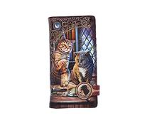 Nemesis Now Lisa Parker Purrlock Holmes Embossed Purse, Brown, 18.5cm