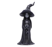 Nemesis Now Little Souls - Statuetta Glimmer in resina, 12 cm, fantasma strega con gatto, in resina di alta qualità, sapientemente dipinta a mano