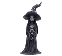Nemesis Now Little Souls - Statuetta Glimmer in resina, 12 cm, fantasma strega con gatto, in resina di alta qualità, sapientemente dipinta a mano