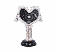 Nemesis Now Love Mai Muore Scheletro Mani Gotico Figurina Scrivania Ornamento