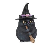 Nemesis Now Lucky Black Cat Figurine 16cm, Resin