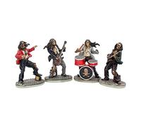 Nemesis Now Four Figurine 10cm Ivory One Hell of A Band Set di Quattro Statuette 10 cm Avorio, Taglia Unica