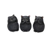 Nemesis Now NMSB3655J7 Tre Gatti Paffuti Saggi 8,5 cm