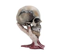 Nemesis Now - Figura - Teschio triste ma vero Metallica - Resina - 22 cm - Tortora