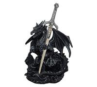 Nemesis Now Giuramento del Dragone, 23 cm, Resina, Nero