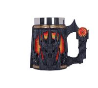 Nemesis Now Officially Licensed Lord of The Rings Sauron Tankard, Grey, 15.5cm