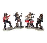Nemesis Now Four Figurine 10cm Ivory One Hell of A Band Set di Quattro Statuette 10 cm Avorio, Taglia Unica