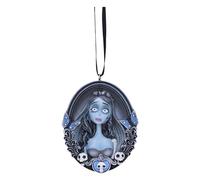Nemesis Now Ornamento da appendere Emily sposa cadavere 8,5 cm, resina, blu pallido, prodotto con licenza ufficiale sposa cadavere, design dettagliato, fuso in resina di alta qualità, sapientemente