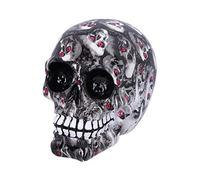 Nemesis Now Ornamento teschio horror, resina, occhi rossi, 11 cm