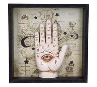 Nemesis Now Palmistry Companion - Stampa Artistica da Parete con Cornice Chiromancy, Colore: Bianco Sporco