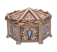 Nemesis Now Pandora's Box 11cm, Resin, Gold, Gothic Accessory & Jewellery Box, G