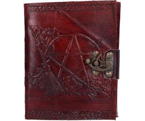 Nemesis Now Pentagram - Diario in pelle con serratura, 20 cm, colore: Marrone