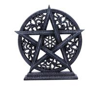 TWILIGHT PENTAGRAM - statuetta resina goth dark pentagramma stella 10,5 cm