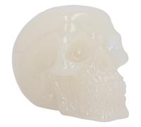 Nemesis Now Phosphorescent Skull 8cm, Medium, Resin, White, Glow in the Dark Sku