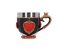 Nemesis Now Pinkys Up-Tazza Queen of Hearts da 11 cm, Resina, Nero