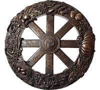 Nemesis Now Placca da parete con ruota dell'anno, 33 cm, bronzo