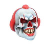Nemesis Now Statuetta The Clown Skull Play Time – 18 cm – Rosso