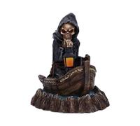 Nemesis Now Profumo dello Styx Grim Reaper Bruciatore di incenso a riflusso, 16,6 cm, Nero