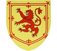 Nemesis Now Rampant Lion Shield 35cm Toy, Wood, Yellow, One Size