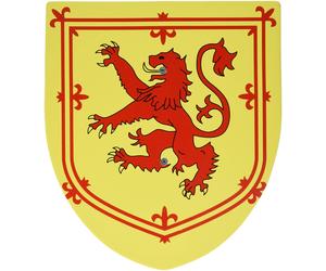 Nemesis Now Rampant Lion Shield 35cm Toy, Wood, Yellow, One Size