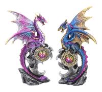 Nemesis Now Realm Protettori (set di due) statuette da 15cm, viola