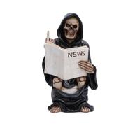 Nemesis Now Rebel Reapers Grim Reaper Figurine (Final Flush 16cm) | Statuette dipinte a mano con pose ribelli e umorismo oscuro
