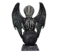 Nemesis Now Reign of Cthulhu on Ball 25cm, Resin, Black, Cast in the Finest Resi