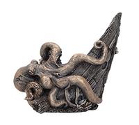 Nemesis Now Release The Kraken - Portabottiglie di vino, bronzo, 25,8 cm