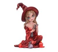 Nemesis Now Rina Strega Figurina, Rosso, 15cm