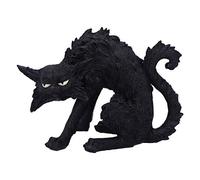Nemesis Now Coven Keepers-Statuetta a Forma di Gatto, Resina Sintetica, Nero, 23.5cm