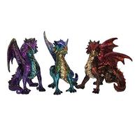 Nemesis Now Scaled Squad Set of 3 Figurines Set di 3 Statuette in Scala, Resina, Multicolore, Taglia Unica