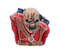 Nemesis Now Scatola Busto Iron Maiden The Trooper con Licenza Ufficiale (Piccolo) Rosso, 12 cm