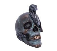 SERPENTINE FATE GOTHIC SNAKE SKULL STATUA NEMESIS NOW